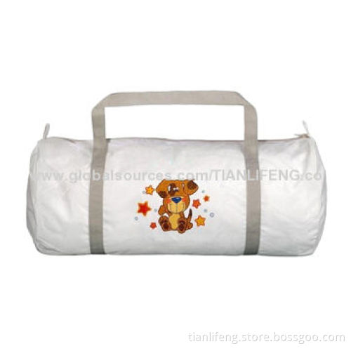 Nylon Duffel Bag with Puppy Dog with Stars